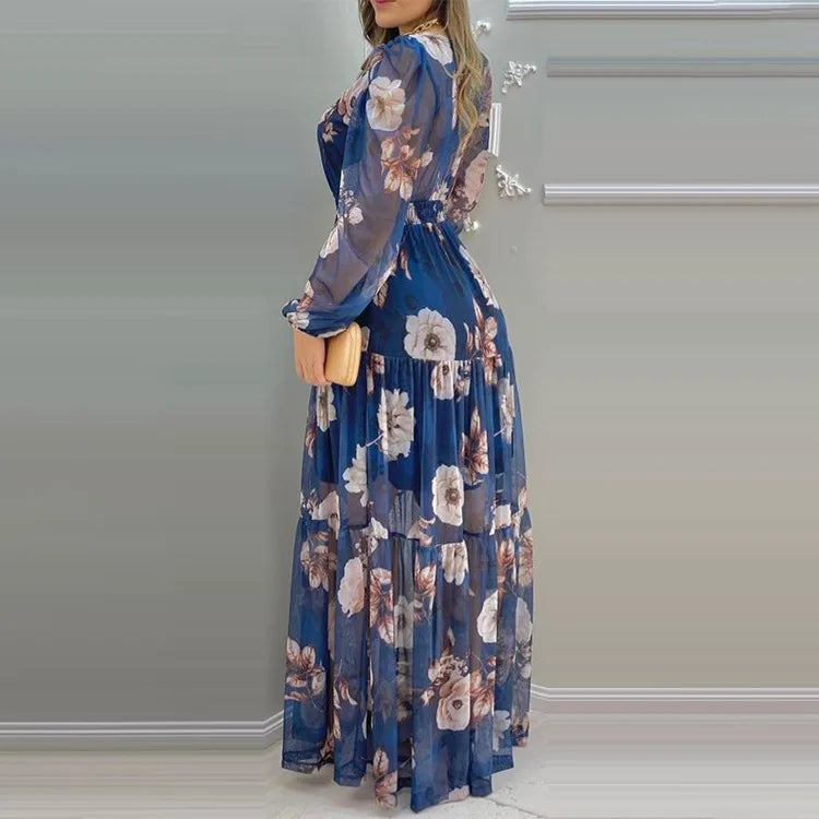 Vestido Pamela - Com Manga Longa Cintura Alta (Tendencia 2025)